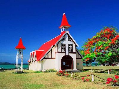 Die Rote Kirche von Cap Malheureux