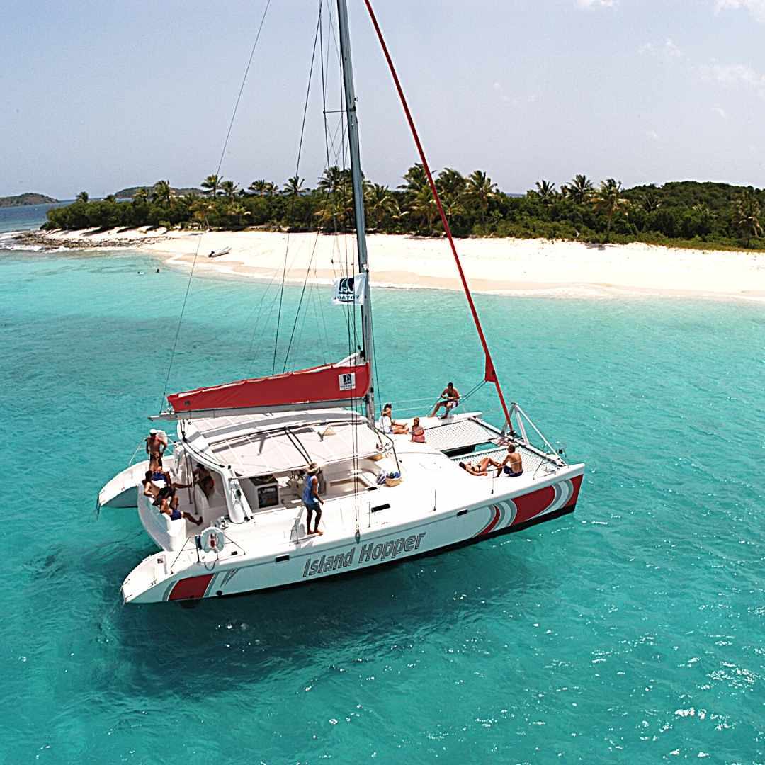 catamaran cruises ile aux cerfs island west coast of mauritius