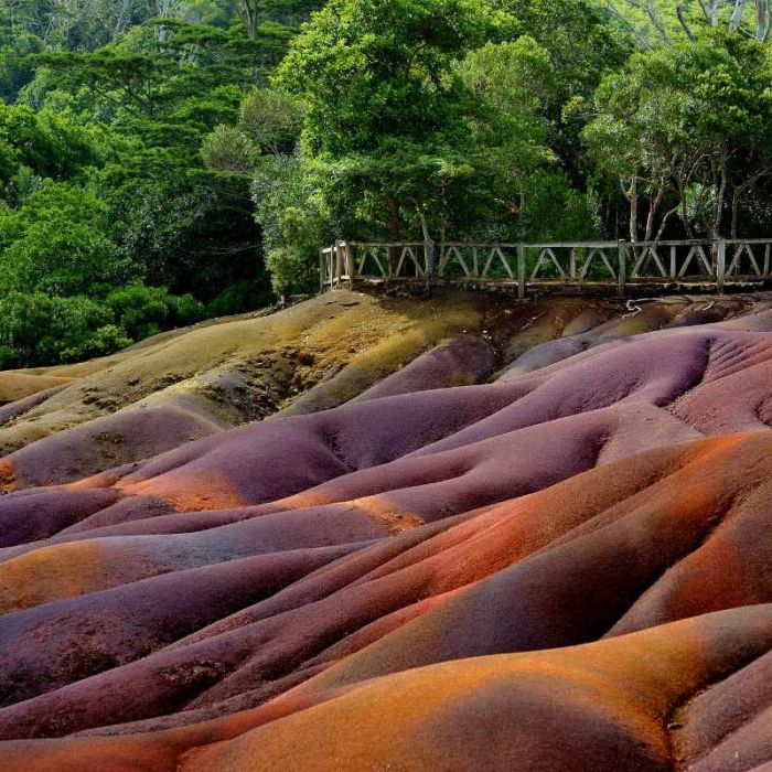 Chamarel’s Seven Coloured Earth