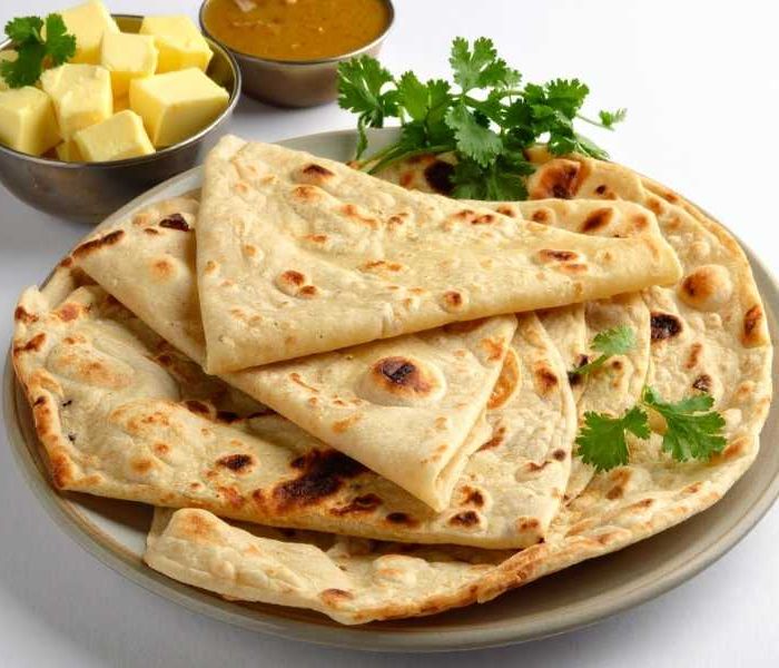 Farata / Roti with Curry (Street-Style Wrap Meal)